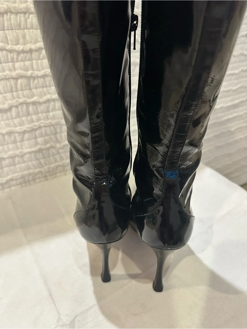 Brian Atwood Tall Black Boots Size 7
